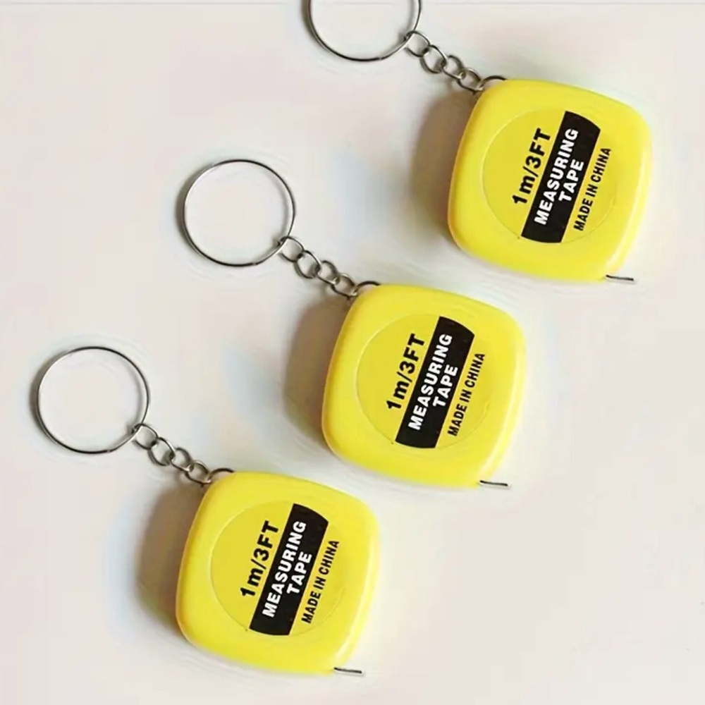 Yellow Measuring Tape Keychains x2 - Picture 6 of 6